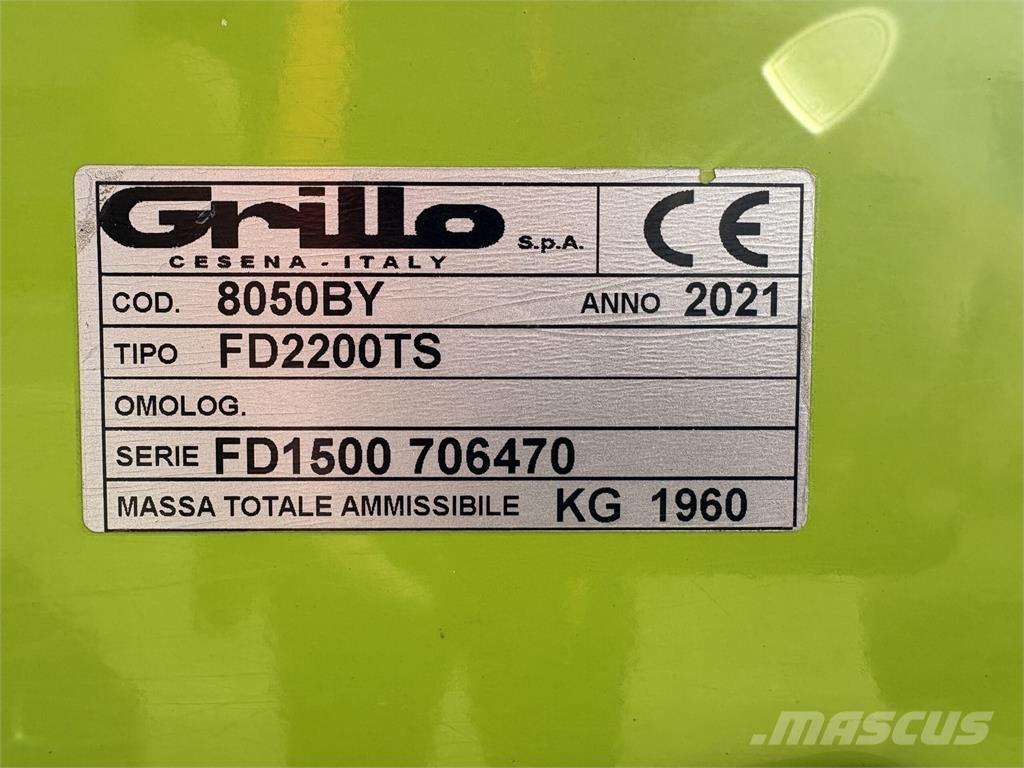Grillo FD2200TS Rijmaaiers