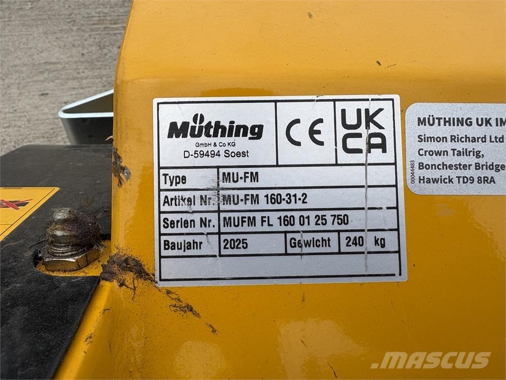 Muthing MU-FM160 Gemonteerde en gesleepte maaiers