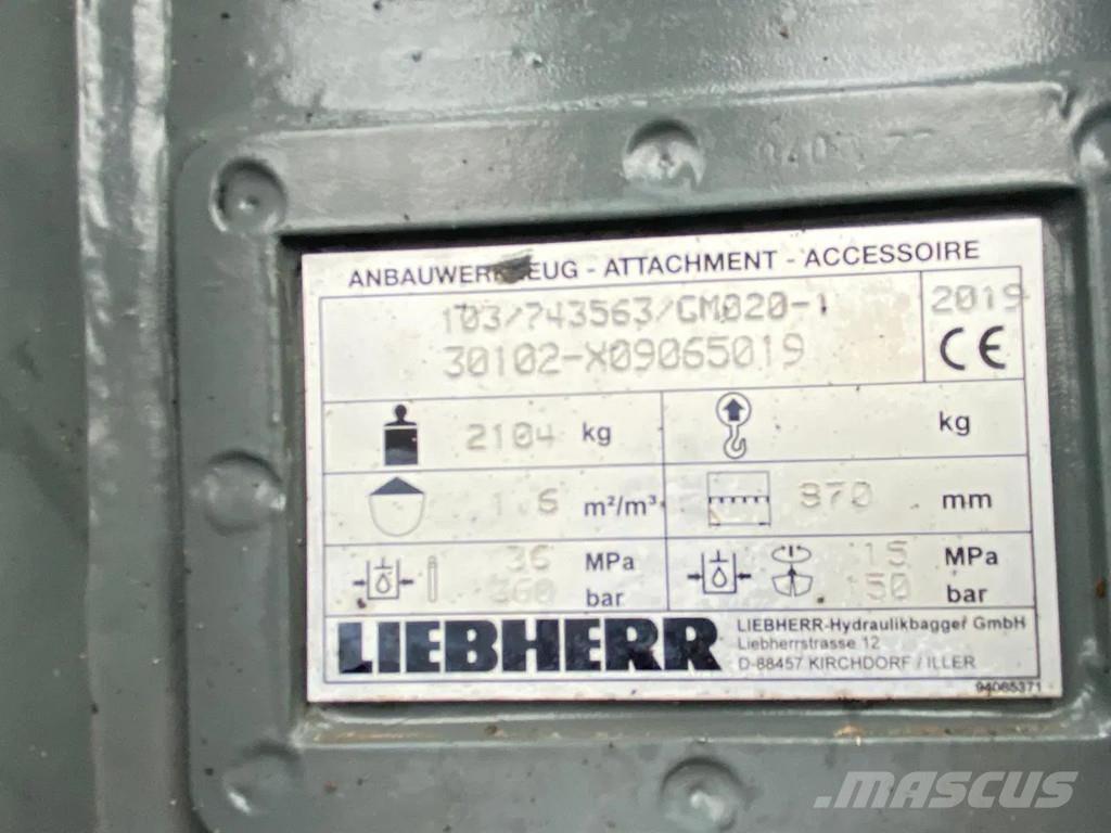 Liebherr GM020- 1 Grijpers