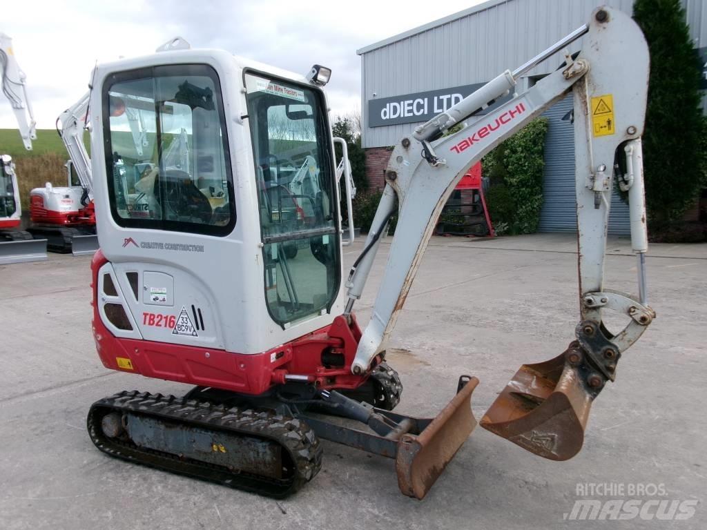 Takeuchi TB 216 Minigraafmachines < 7t