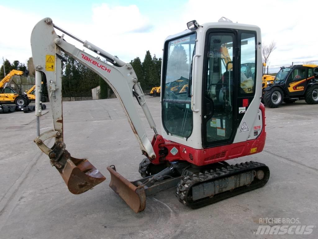 Takeuchi TB 216 Minigraafmachines < 7t