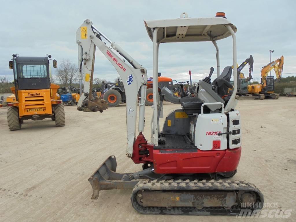 Takeuchi TB215R Minigraafmachines < 7t