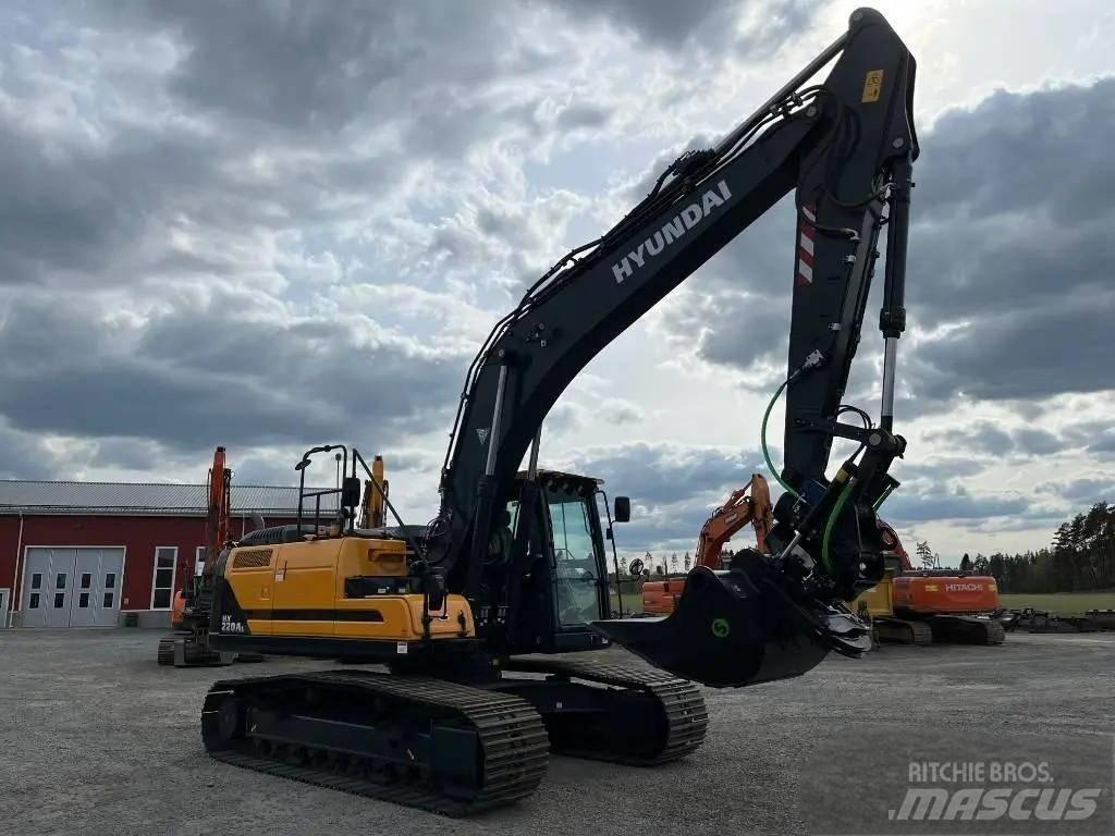 Hyundai HX 220 Rupsgraafmachines