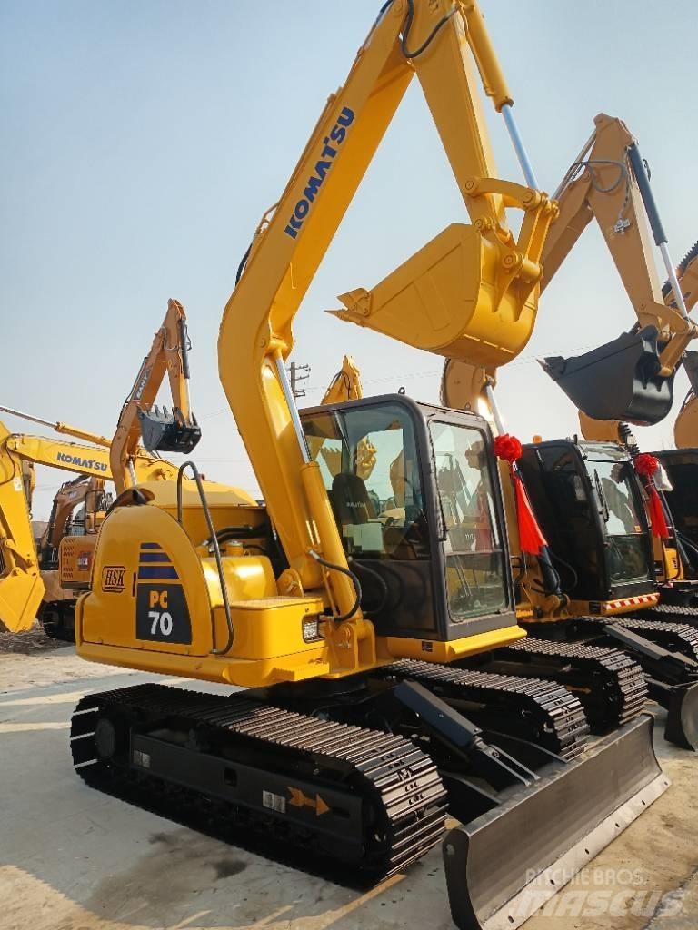 Komatsu PC 70 Rupsgraafmachines