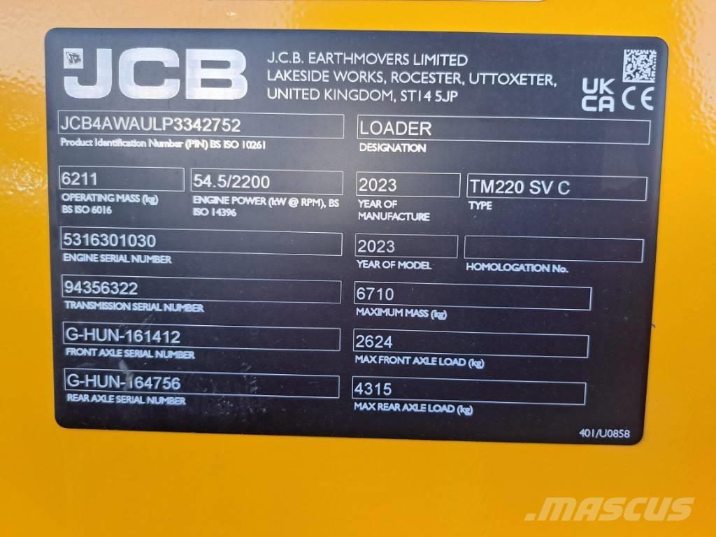 JCB TM 220 SV Wielladers