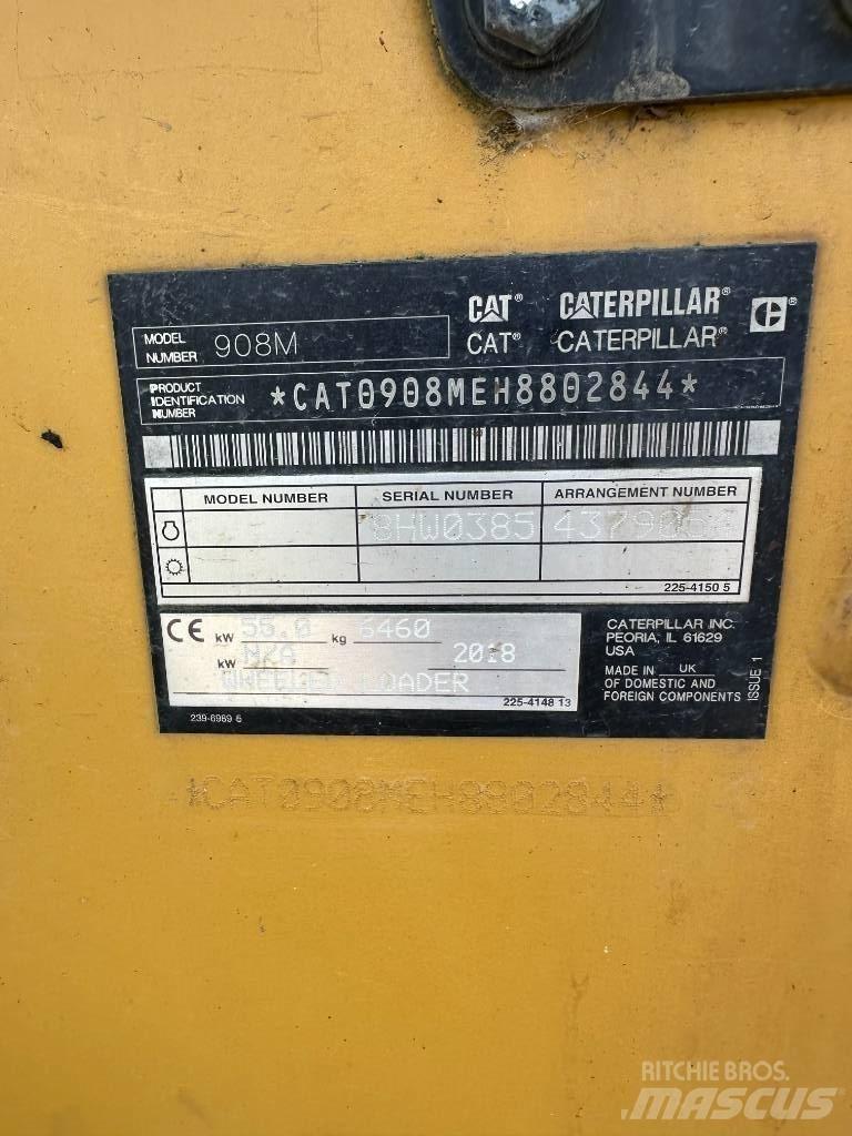 CAT 908M Wielladers