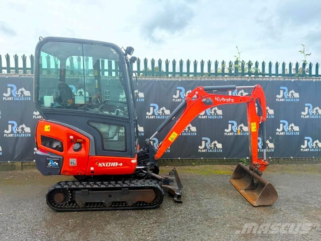 Kubota KX 018-4 Minigraafmachines < 7t