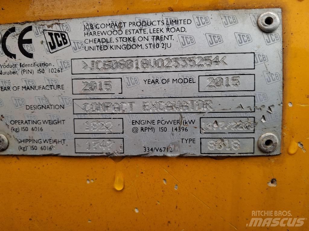 JCB 8018 CTS Minigraafmachines < 7t