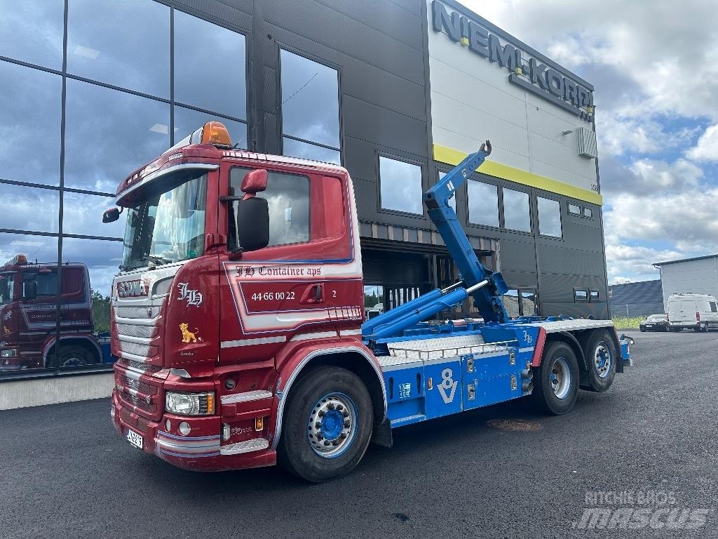 Scania R580 6x2*4 Vrachtwagen met containersysteem