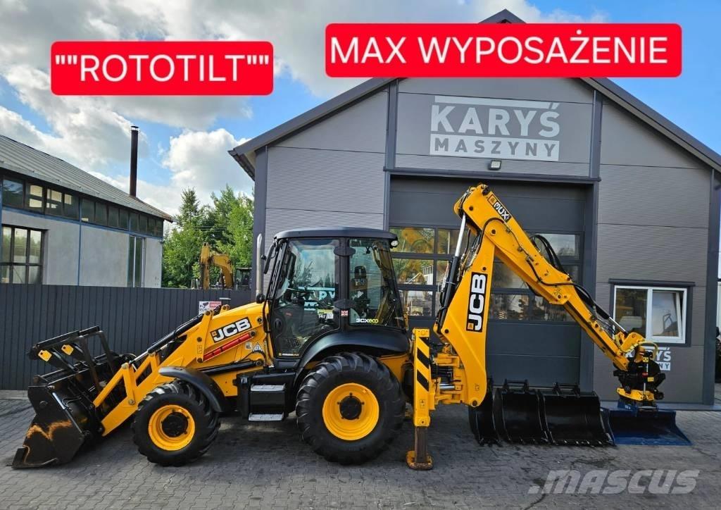 JCB 3 CX Contractor Graaf-laadcombinaties