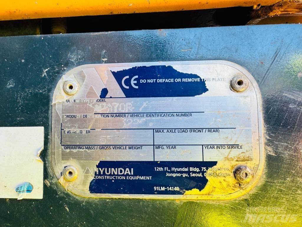 Hyundai HX130A LCR Rupsgraafmachines