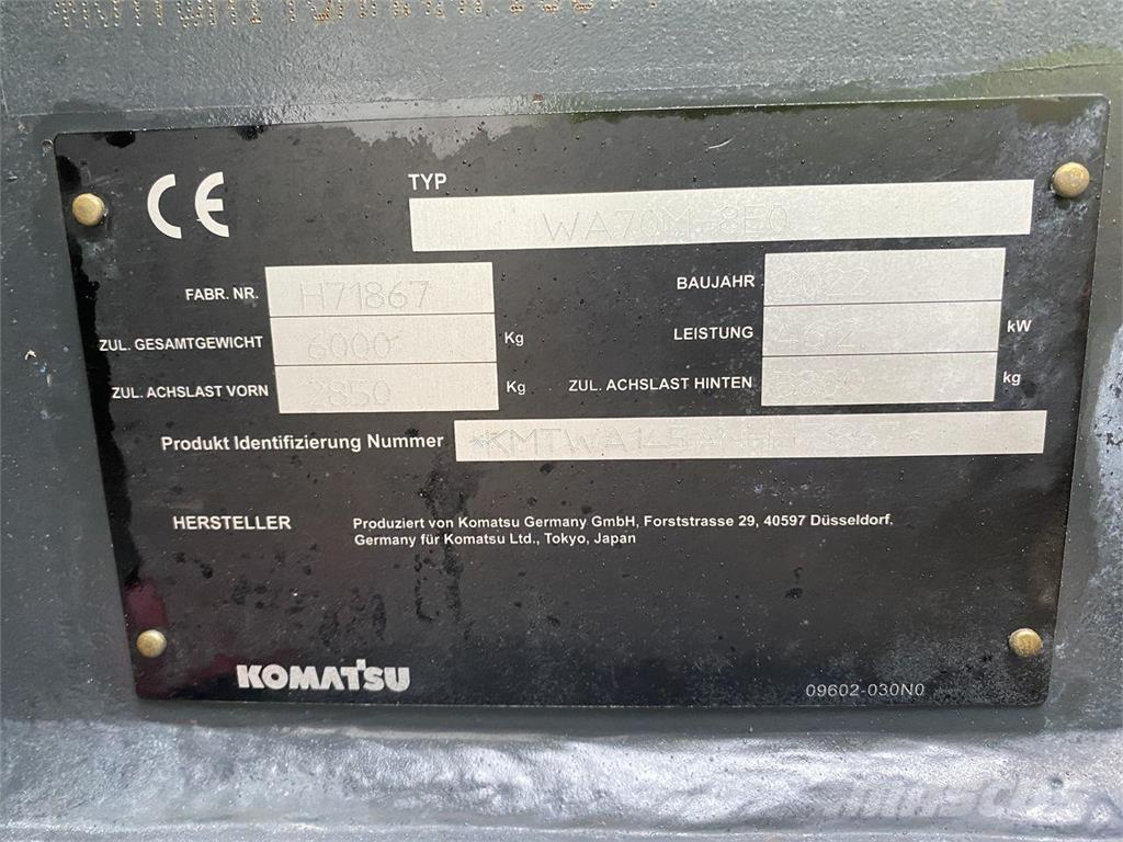 Komatsu WA70M-8EO Knik- en schrankladers