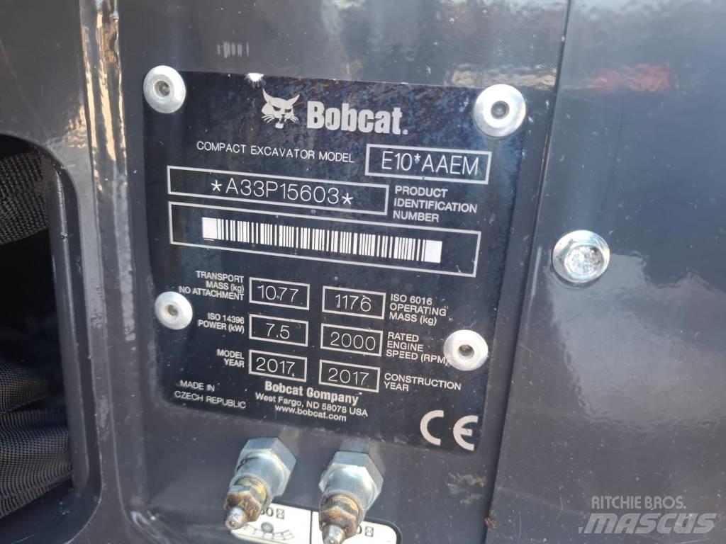 Bobcat E 10 Minigraafmachines < 7t