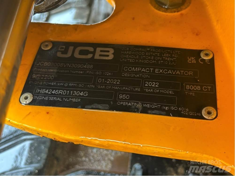 JCB MICRO 8008 Minigraafmachines < 7t