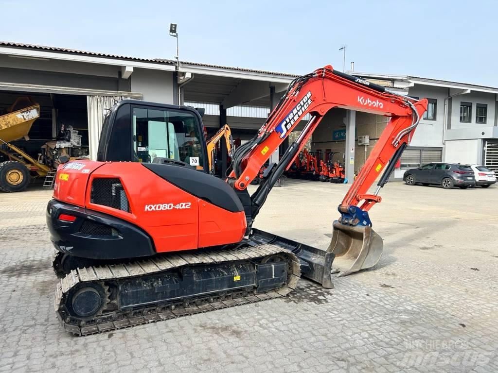 Kubota KX 80-4 Midigraafmachines 7t - 12t