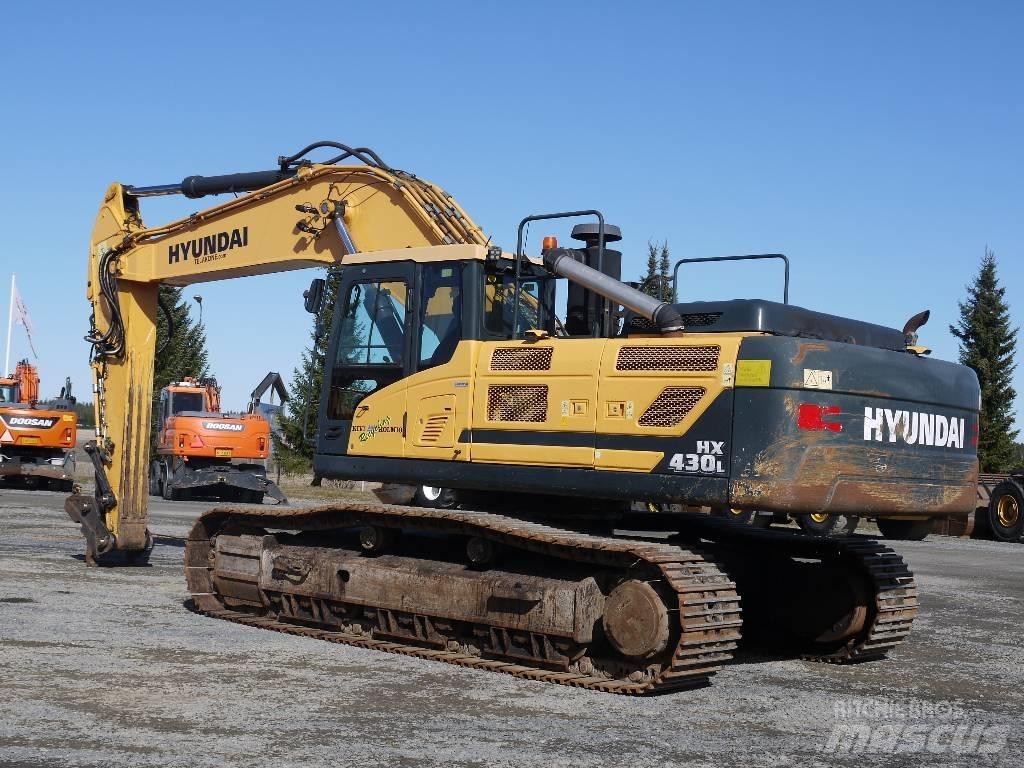 Hyundai HX 430 L Rupsgraafmachines
