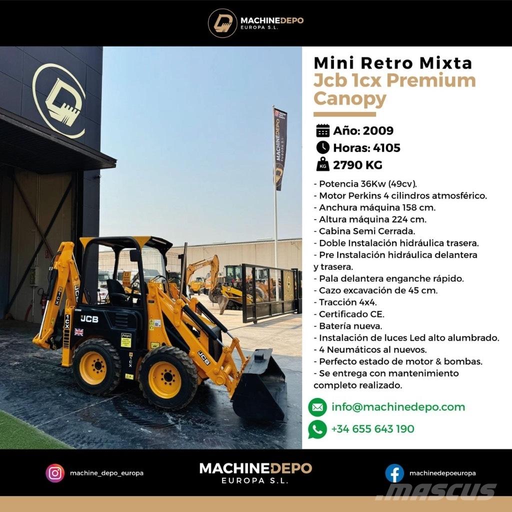 JCB 1 CX Graaf-laadcombinaties