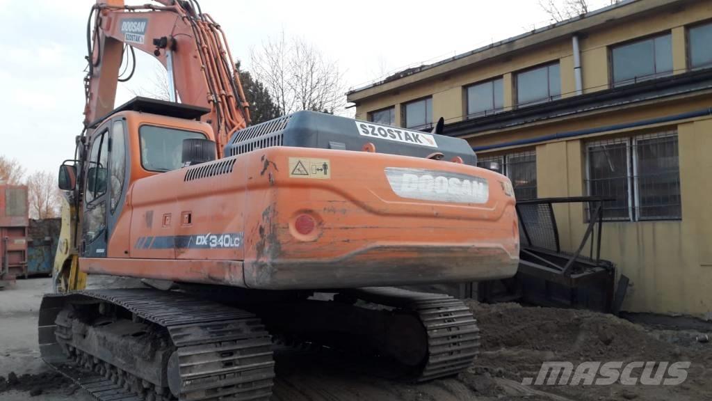 Doosan DX 340 LC Rupsgraafmachines