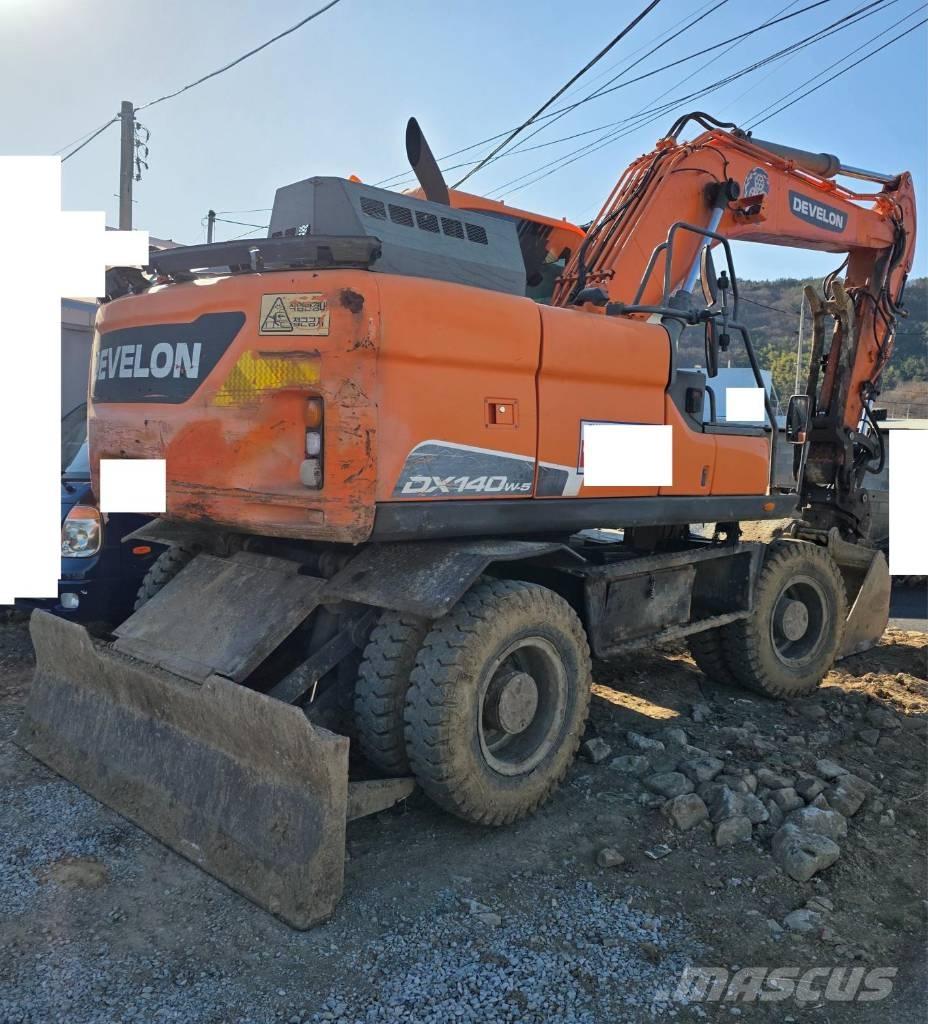 Doosan DX140W-5 Wielgraafmachines