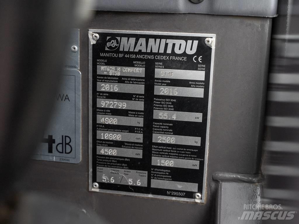 Manitou MT 625 Verreikers