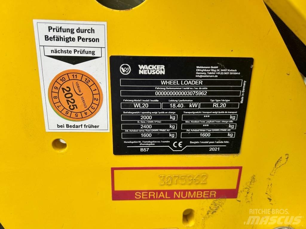 Wacker Neuson WL 20 Wielladers