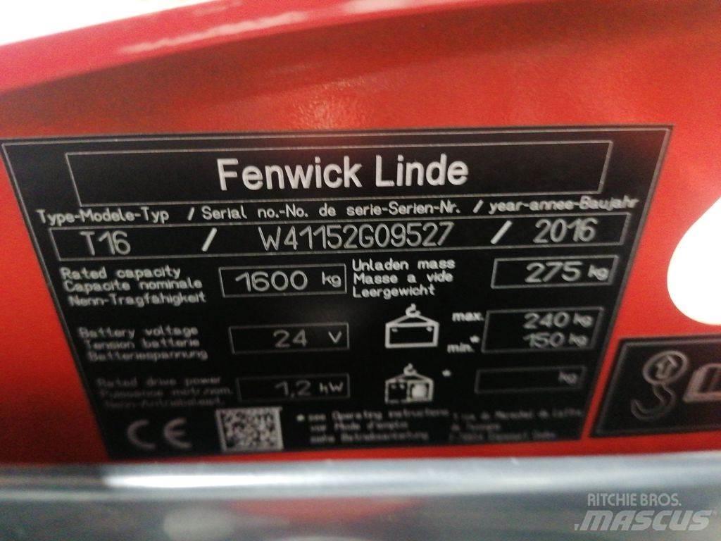 Linde T16 Electro-pallettrucks