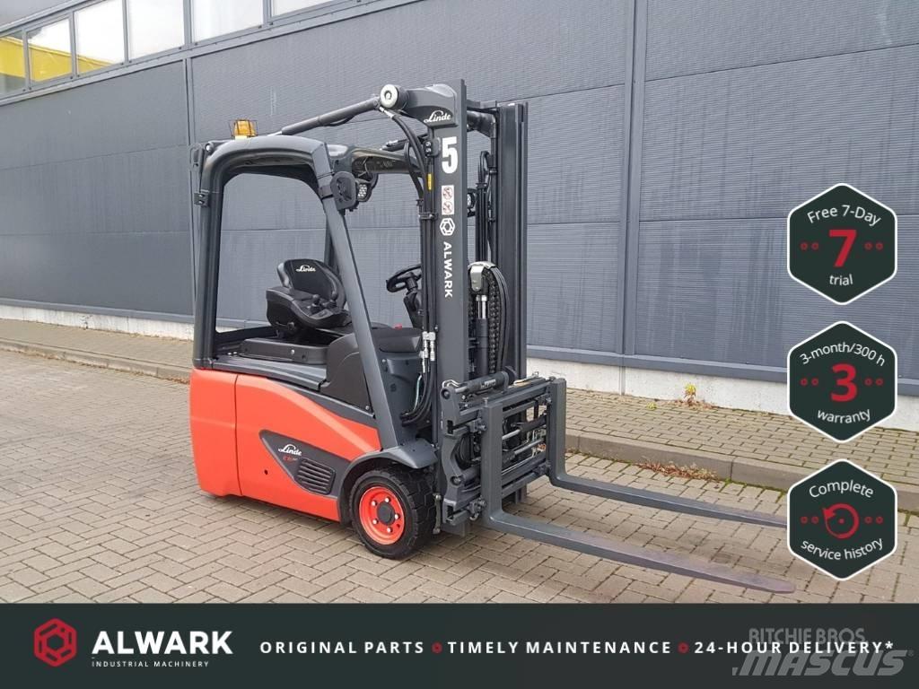 Linde E16C Elektrische heftrucks