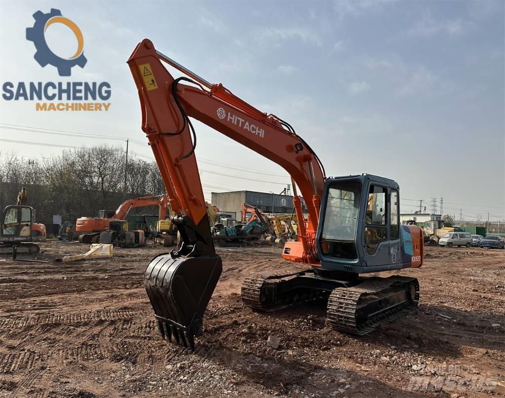 Hitachi EX 120 Rupsgraafmachines