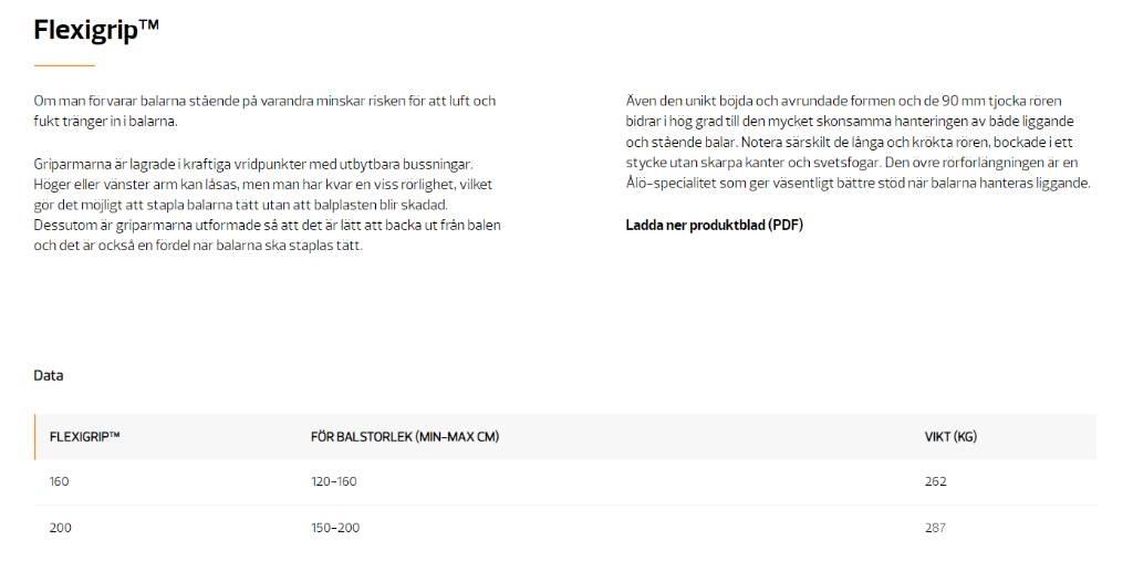 Quicke Flexigrip Voorladeraccessoires