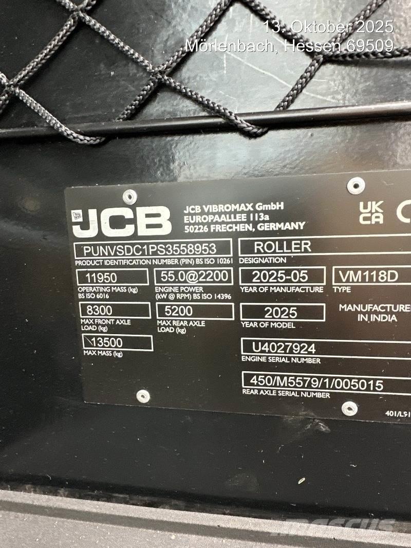 JCB VM118D Walsen