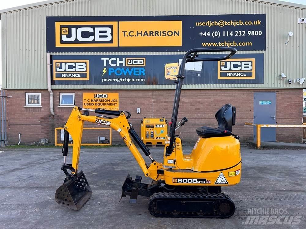 JCB 8008 Minigraafmachines < 7t