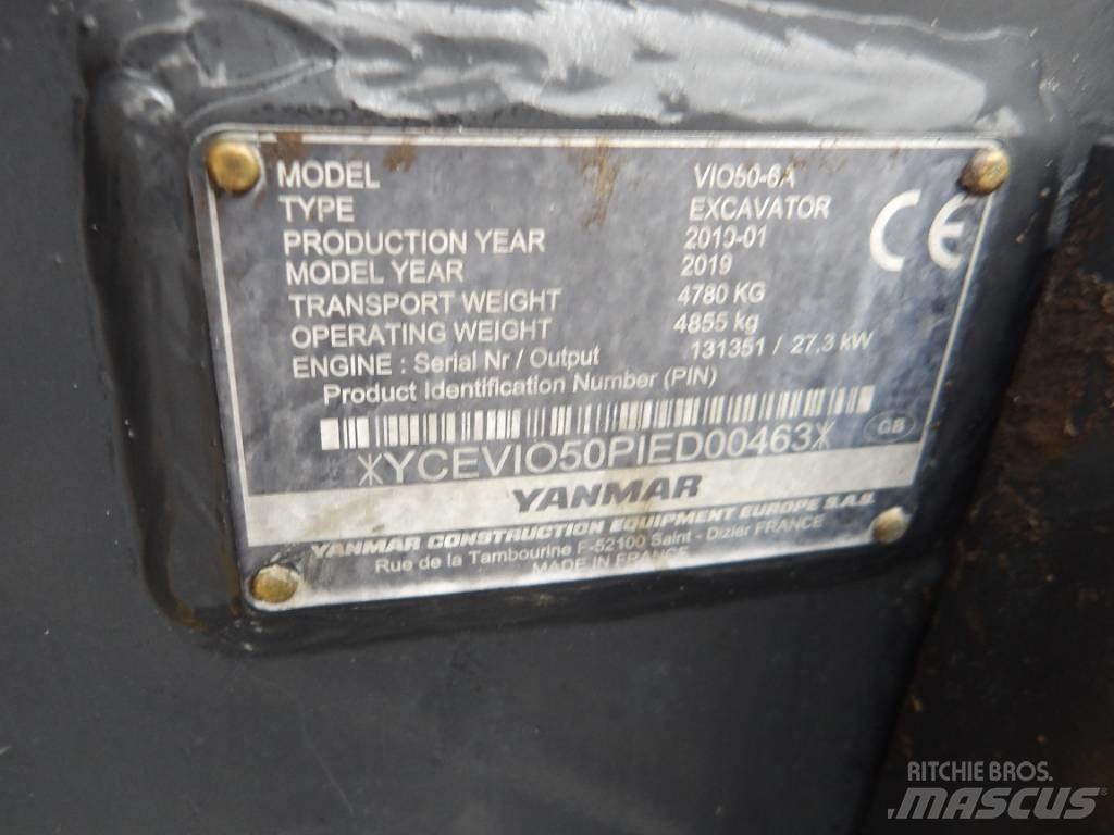 Yanmar Vio 50 Minigraafmachines < 7t