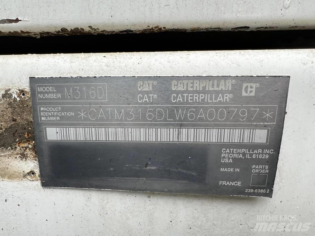 CAT 316 d Wielgraafmachines