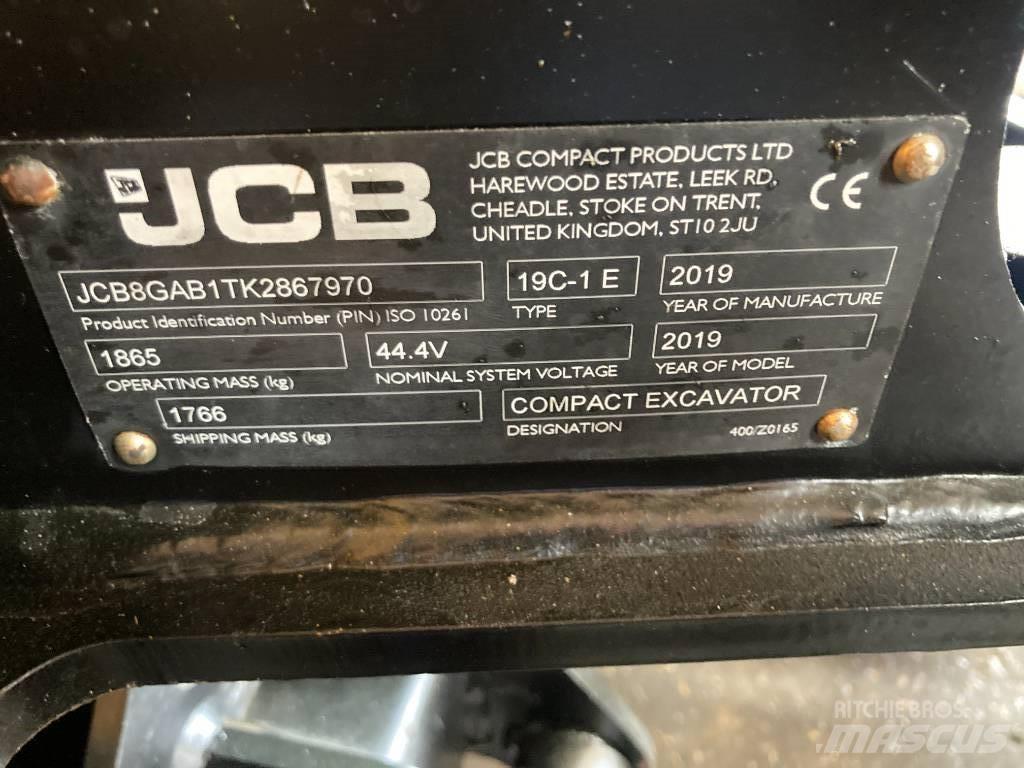 JCB 19 C-IE Minigraafmachines < 7t