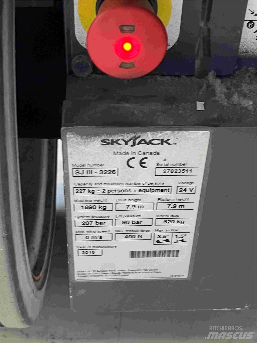 SkyJack SJ3226 Schaarhoogwerkers