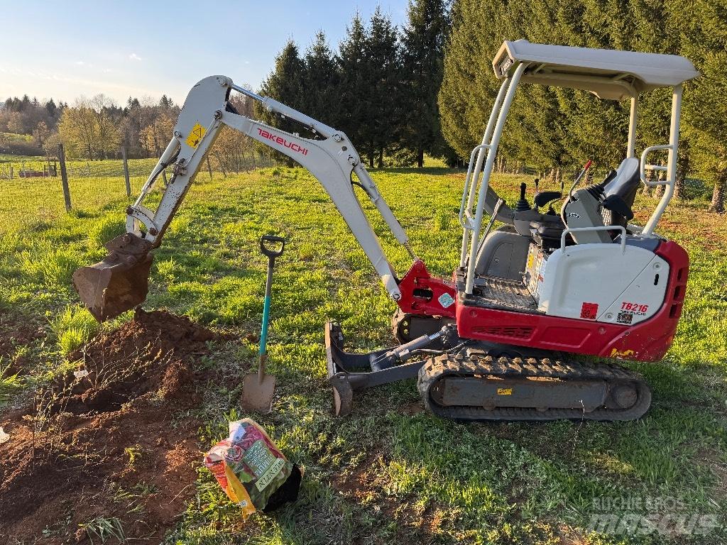Takeuchi TB 216 Minigraafmachines < 7t