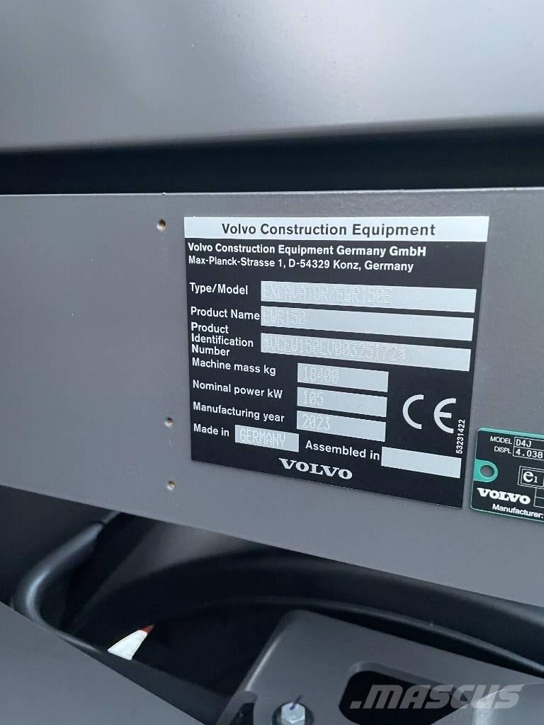 Volvo EWR 150 E Wielgraafmachines