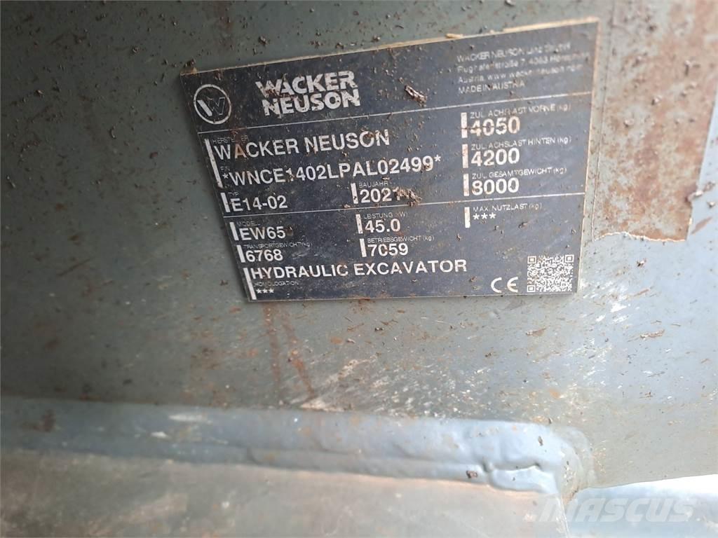 Wacker Neuson EW65 Wielgraafmachines