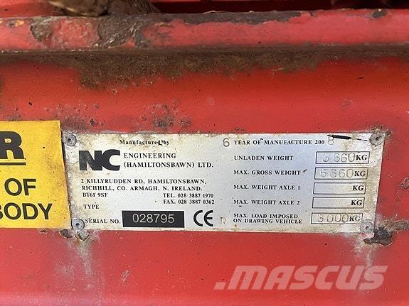 NC DE-1240 Universele aanhangers