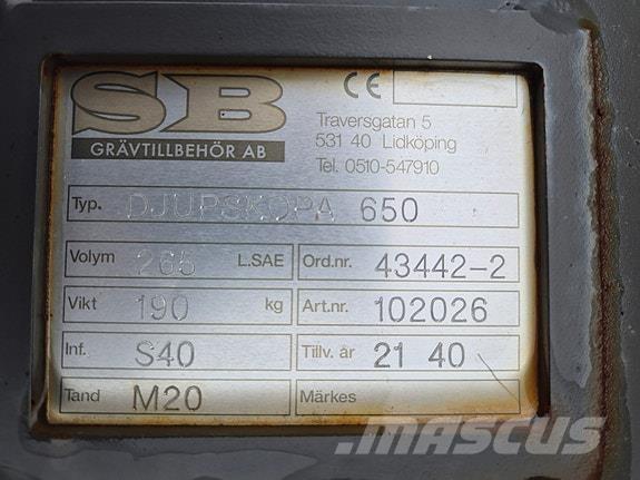 SB graveskuffe S40 Overige componenten