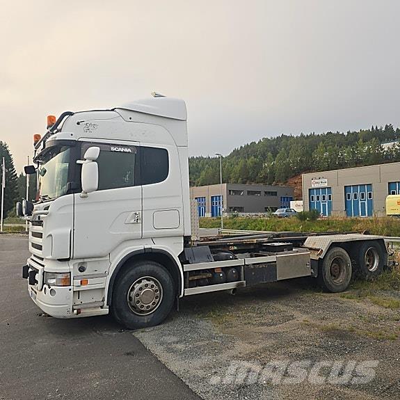 Scania R480CB Containertrucks met kabelsysteem