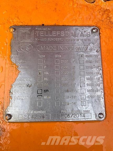 Tellefsdal 4600 H2 Sneeuwschuivers en -ploegen