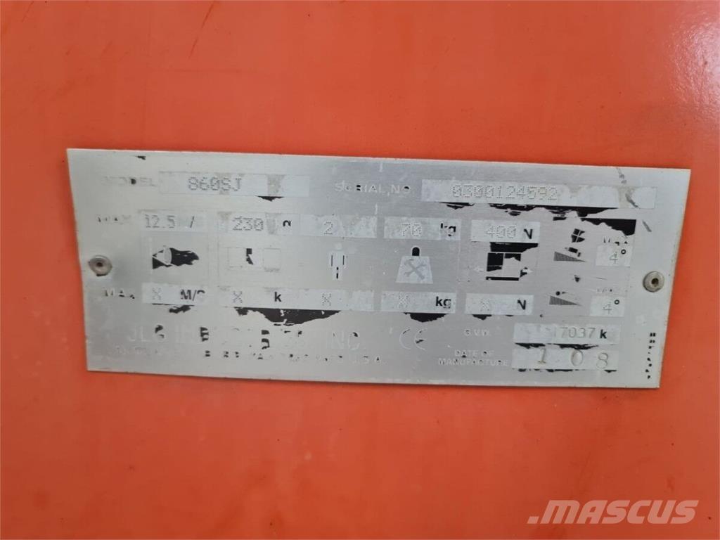 JLG 860SJ Telescoophoogwerkers