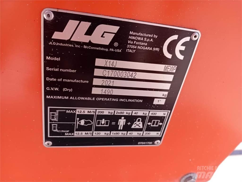JLG X14J Knikarmhoogwerkers