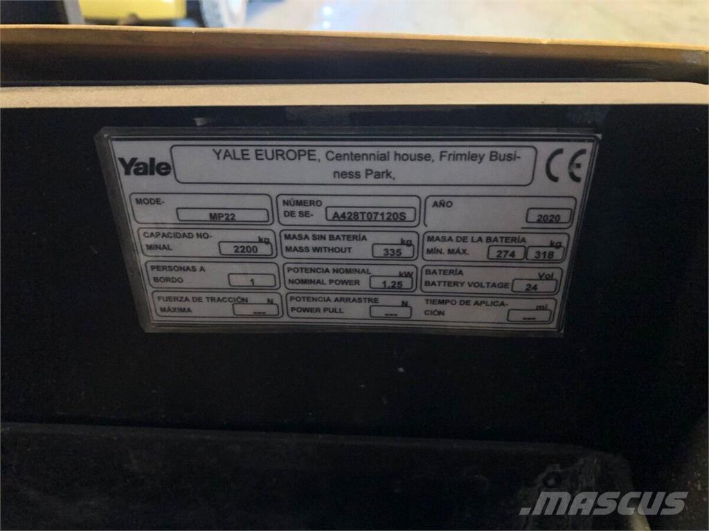 Yale MP22 Hand stapelaars
