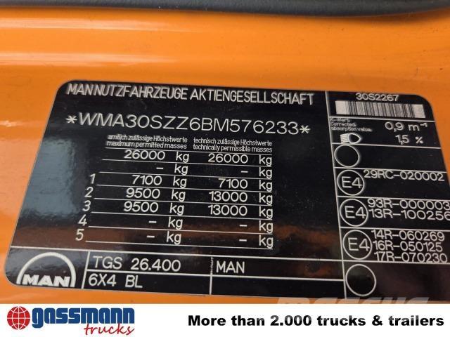 MAN TGS 26.400 6X4 BL Chassis met cabine