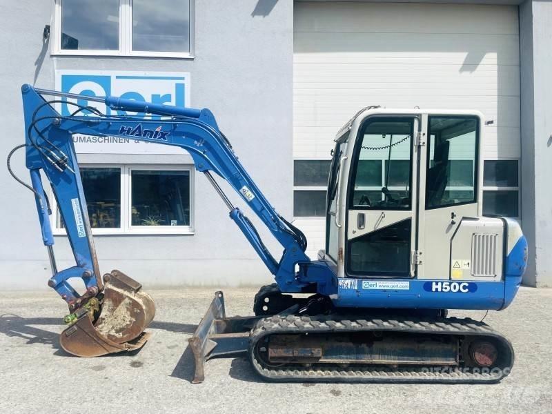 Hanix H50C Minigraafmachines < 7t