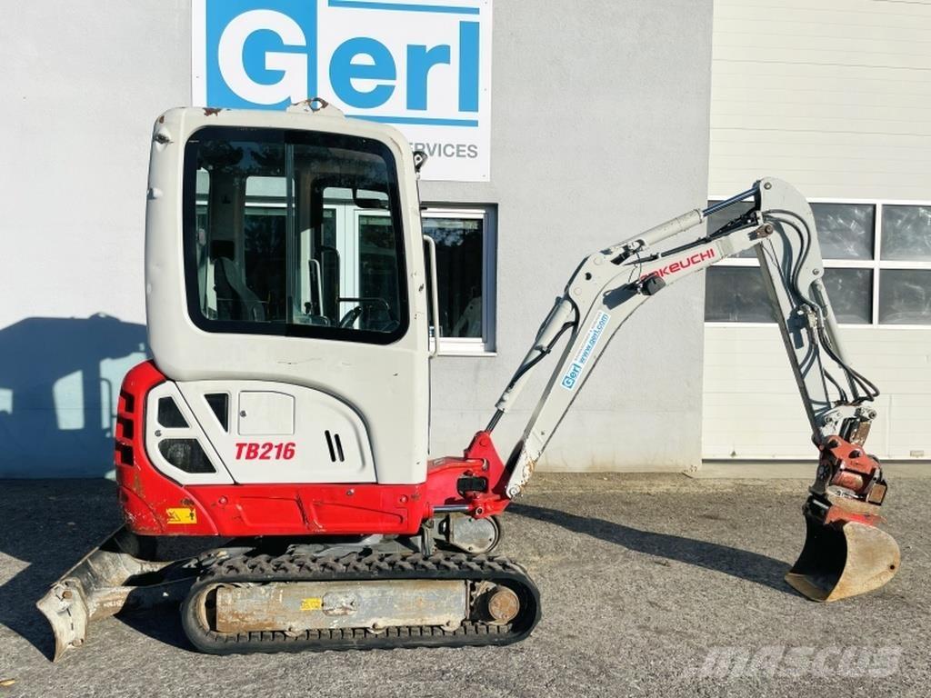Takeuchi TB216 Minigraafmachines < 7t
