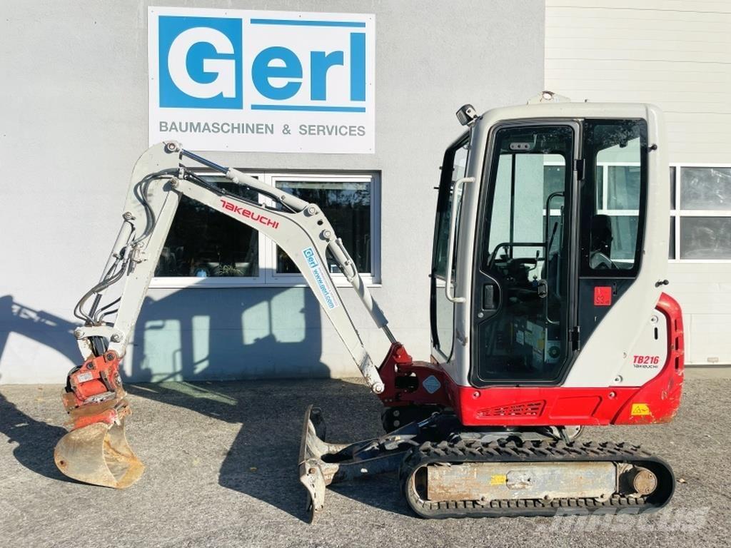 Takeuchi TB216 Minigraafmachines < 7t