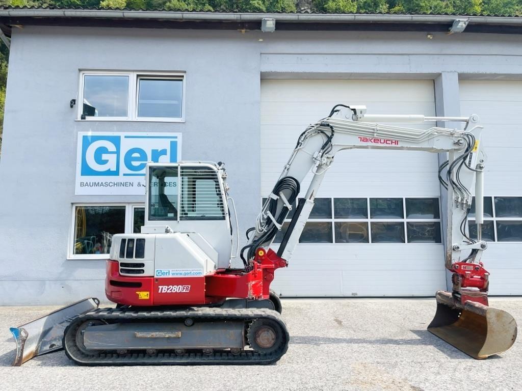 Takeuchi TB280FR Minigraafmachines < 7t